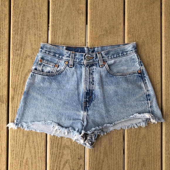 Levi's Pants - Levi Distressed High Waisted Jean Shorts